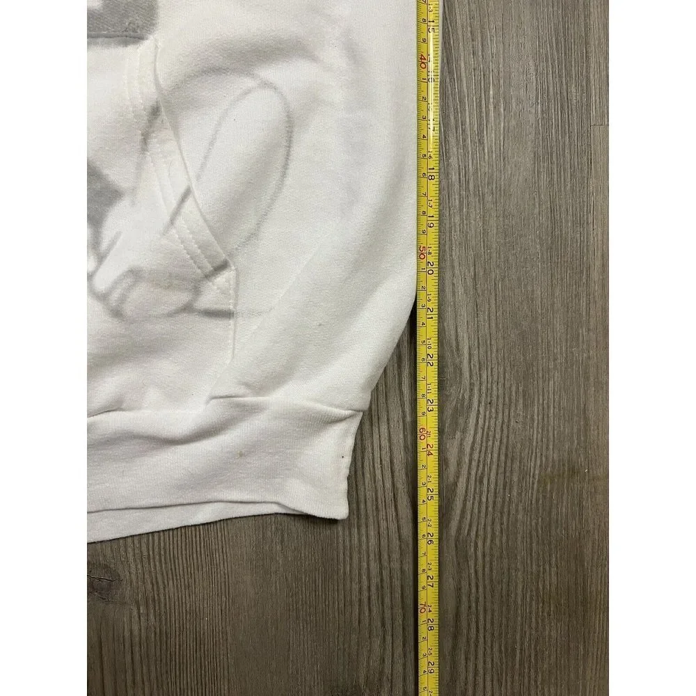 Walt Disney‎ World resort Size Medium white hoodie Big Logo Disneyland 1955